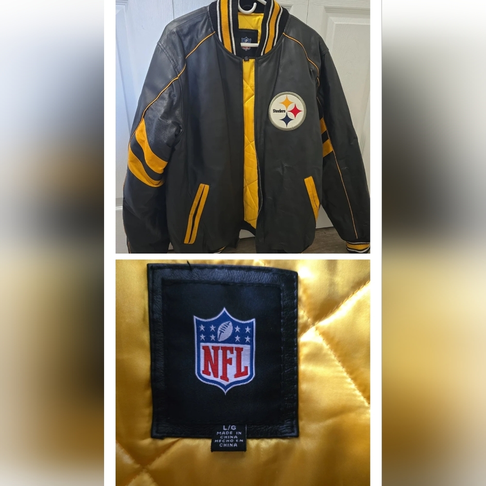 NFL Black and Gold Steelers Jacket